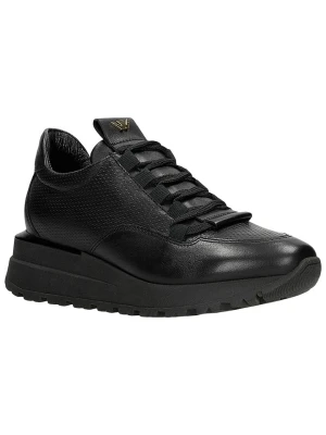 Wojas Skórzane sneakersy w kolorze czarnym rozmiar: 39