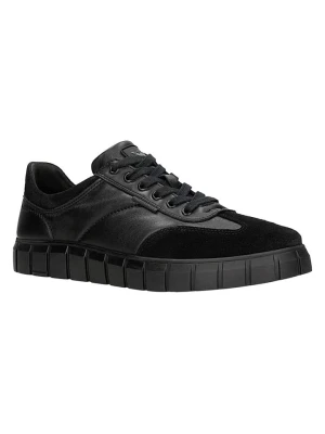 Wojas Skórzane sneakersy w kolorze czarnym rozmiar: 44