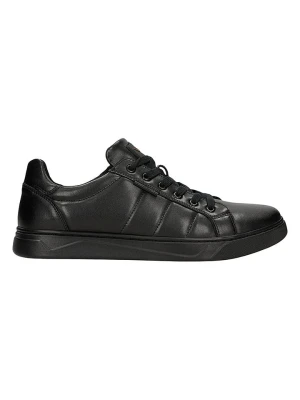 Wojas Skórzane sneakersy w kolorze czarnym rozmiar: 44