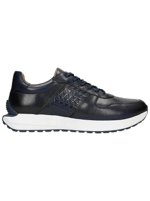 Wojas Skórzane sneakersy w kolorze granatowym rozmiar: 45