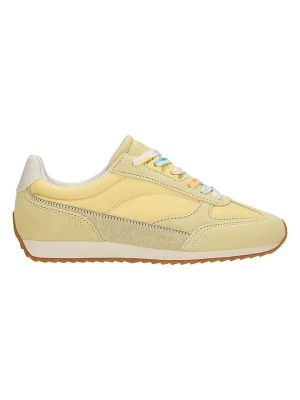 Wojas Skórzane sneakersy w kolorze żółtym rozmiar: 39