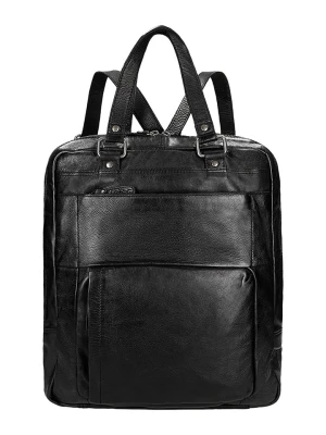 Wojas Skórzany plecak w kolorze czarnym - 36 x 37 x 12 cm rozmiar: onesize