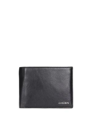 Wojas Skórzany portfel w kolorze czarnym - 12,5 x 10,5 x 4 cm rozmiar: onesize