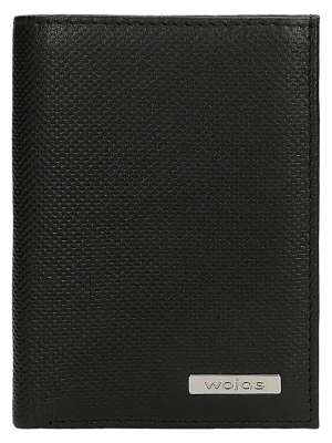 Wojas Skórzany portfel w kolorze czarnym - 8, 3 x 11 x 2 cm rozmiar: onesize