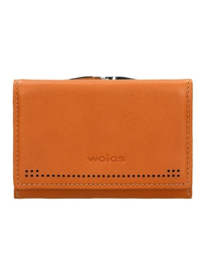 Wojas Skórzany portfel w kolorze jasnobrązowym - 12 x 8 x 2,5 cm rozmiar: onesize