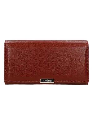 Wojas Skórzany portfel w kolorze jasnobrązowym - 19,5 x 10 x 3,5 cm rozmiar: onesize