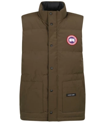 Wojskowa Zielona Kurtka Sportowa Canada Goose