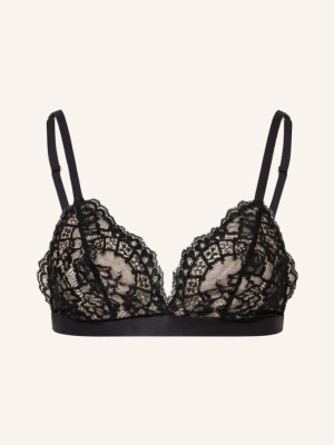 Wolford Biustonosz Trójkątny Belle Fleur schwarz CZARNY