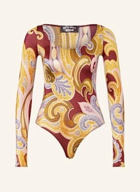 Wolford Body Ze Stringami Paisley Baroque rot