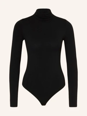 Wolford Body Ze Stringami Seamless Wool Z Wełny Merynosowej schwarz CZARNY