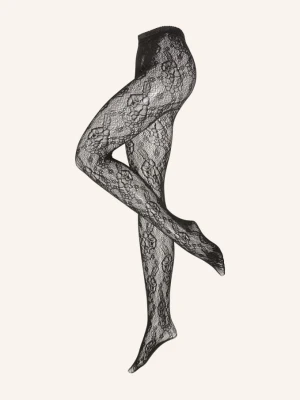 Wolford Cienkie Rajstopy Inifite Rose Net schwarz 7005 BLACK