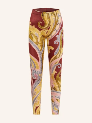 Wolford Legginsy Rajstopowe Paisley Baroque rot