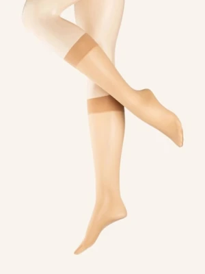 Wolford Podkolanówki Satin Touch, 3 Szt. W Opakowaniu beige