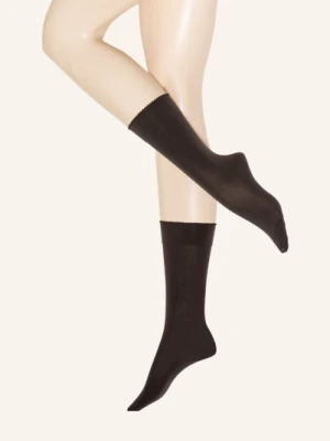 Wolford Podkolanówki Velvet De Luxe grau