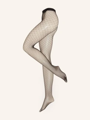 Wolford Rajstopy Fine Net schwarz