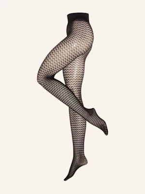 Wolford Rajstopy Graphic Pattern schwarz