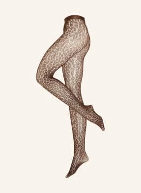 Wolford Rajstopy Leo Lace braun