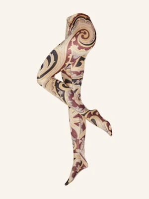 Wolford Rajstopy Paisley Baroque grau