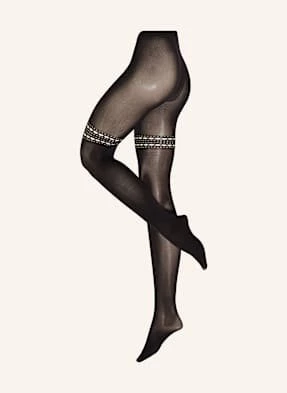 Wolford Rajstopy Punch schwarz