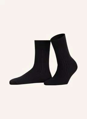 Wolford Skarpety Luxury Cotton Rib schwarz