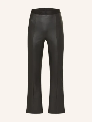 Wolford Spodnie 7/8 Jenna W Stylu Skórzanym schwarz