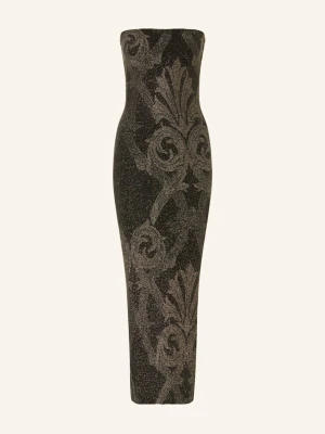 Wolford Sukienka Etui Metallic Jacquard Z Błyszczącą Przędzą gold