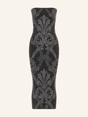 Wolford Sukienka Etui Metallic Jacquard Z Błyszczącą Przędzą silber