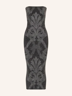 Wolford Sukienka Etui Metallic Jacquard Z Błyszczącą Przędzą silber