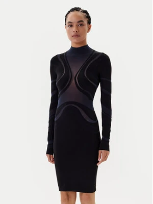 Wolford Sukienka koktajlowa Venus 57178 Granatowy Slim Fit