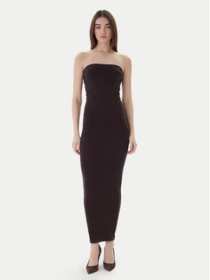 Wolford Sukienka wieczorowa 50795 Brązowy Slim Fit