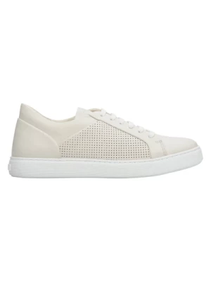 Womens Beige Low-Top Sneakers with Perforation for Summer Estro Er00112846 Estro