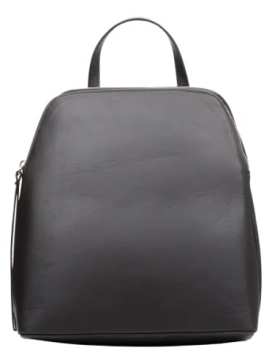 Women's Dark Brown Backpack made of Genuine Leather Estro Er00113306 Estro