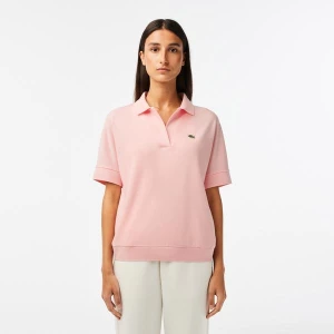 Women's Lacoste Loose fit Flowy Piqué Polo Shirt