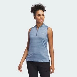 Women's Ultimate365 Stripe Sleeveless Polo Shirt Adidas