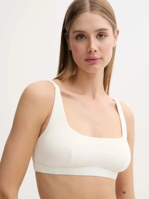 women'secret biustonosz kąpielowy kolor beżowy lekko usztywniona miseczka 6489863.864