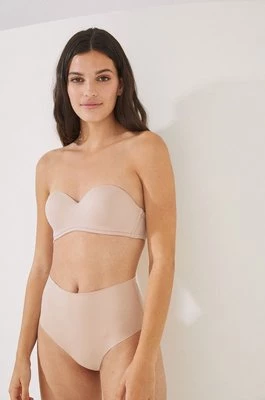 women'secret figi modelujące MICRO damskie kolor beżowy