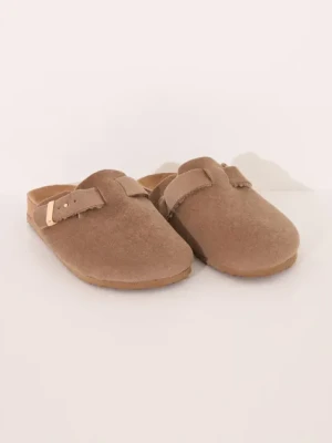 women'secret kapcie CLOG SLIPPERS kolor beżowy 4999671