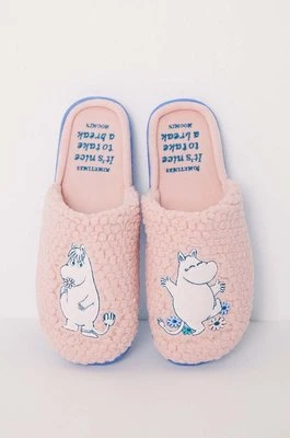 women'secret kapcie Moomin kolor zielony 4998028