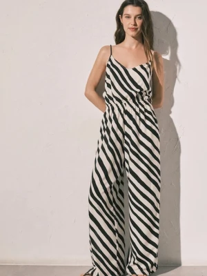 women'secret kombinezon palazzo damski z wiskozy