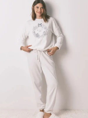 women'secret komplet piżamowy damska kolor beżowy 3592444