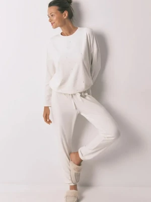 women'secret komplet piżamowy damska kolor beżowy 3792066