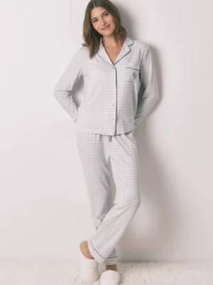 women'secret komplet piżamowy damska kolor niebieski 3592443