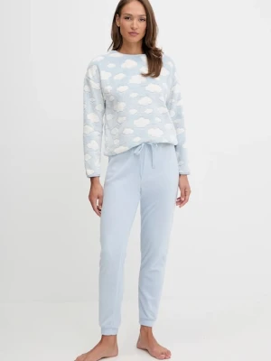 women'secret komplet piżamowy damska kolor niebieski 4752553