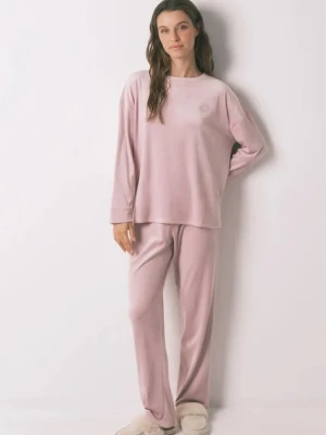 women'secret komplet piżamowy damska kolor różowy 3792072