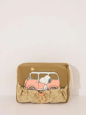 women'secret kosmetyczka SNOOPY kolor zielony 4849277