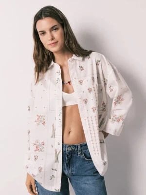 women'secret koszula piżamowa damska bawełniana