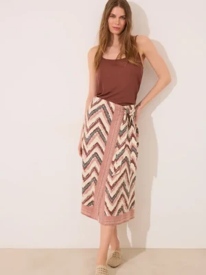 women'secret pareo kolor brązowy 3709672