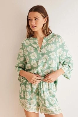 women'secret piżama CITRIC SUMMER damska kolor zielony 3597404