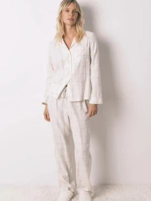 women'secret piżama damska kolor beżowy 3792061