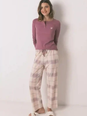 women'secret piżama damska kolor fioletowy 3592417